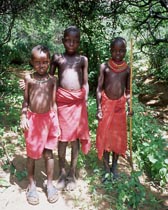 samburu children in ndoto mountains