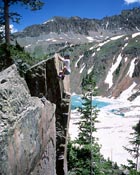 bouldering in the San Juans