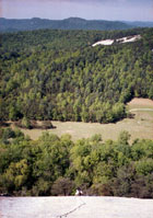 climbing on stone mountain, nc