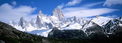 a very rare sunny day in patagonia