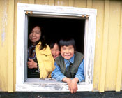 inuit children, greenland