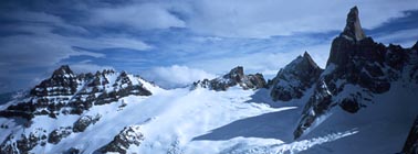 a rare thing in Patagonia- blue sky