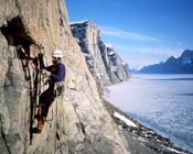 Russ Mitrovich on Baffin Island