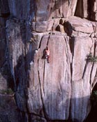 climbing in Fremont Canyon